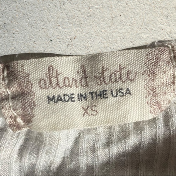 Altar’d State Ribbed Crop Top w/ Ruffled Edges - Picture 5 of 7